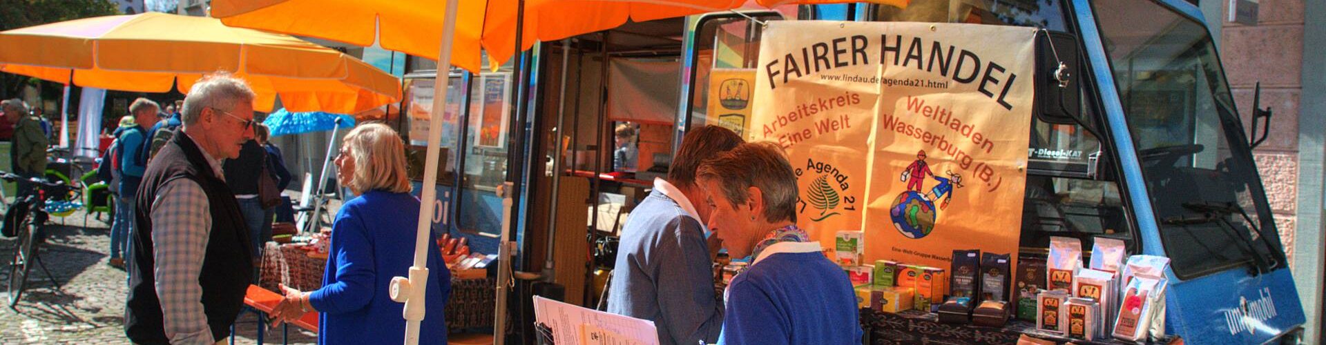 Fairer Handel auf dem Reichsplatz